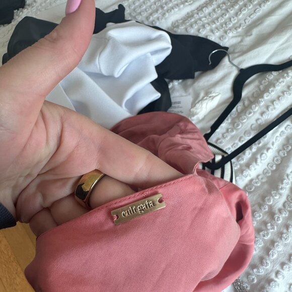 Cult Gaia Milla Mini Dress In Jaipur Open Back Rhinestone Embellished Size 8 - Picture 3 of 10